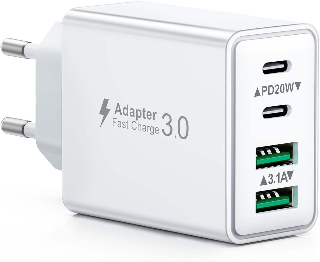 USB C Ladegerät, 40W 4 Ports